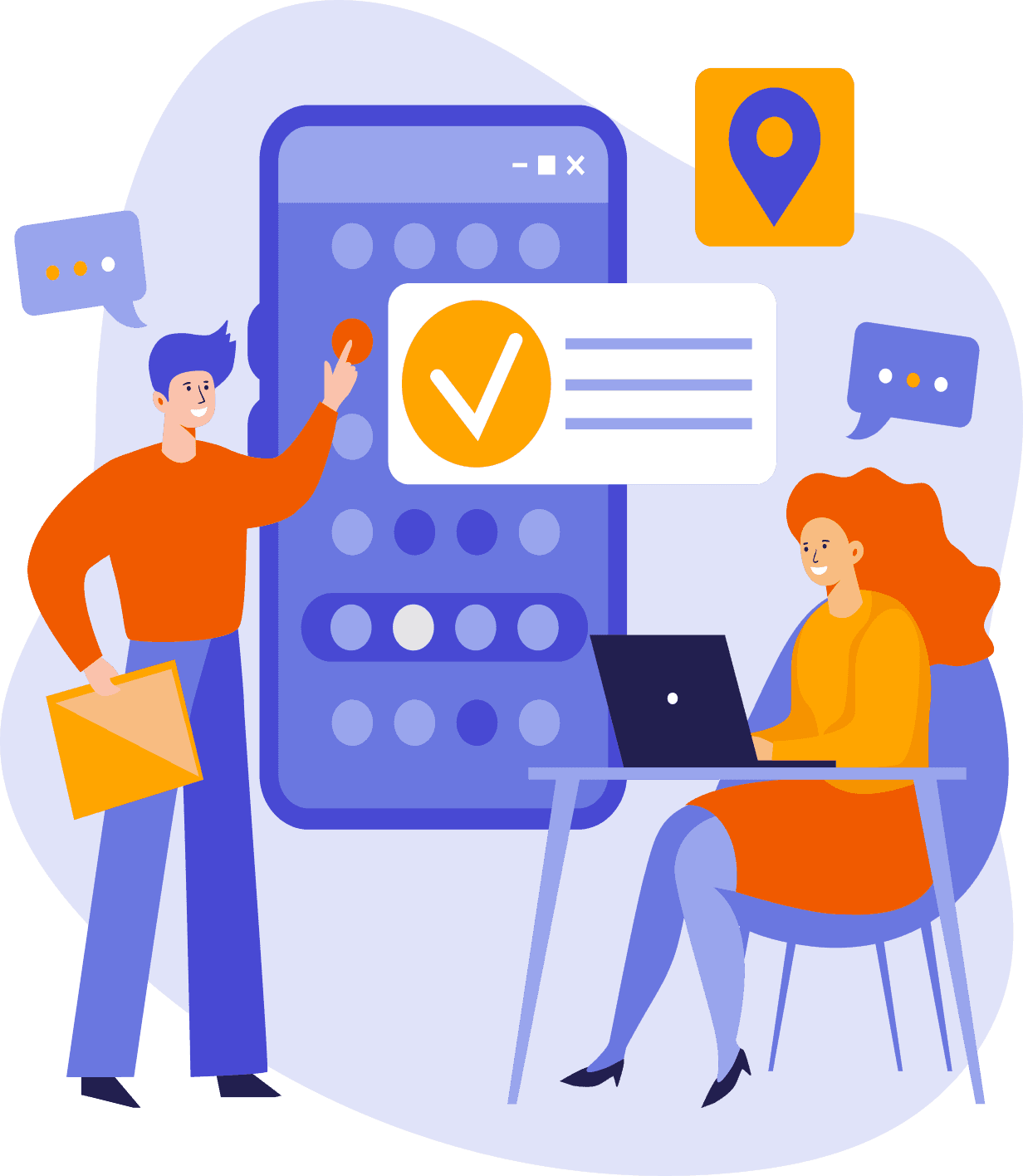 Release after delivery illustration